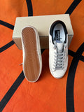 Men's Super-Star with black heel tab and metal stud lettering
