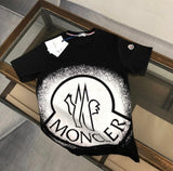 Moncler Graffiti Logo Cotton T-Shirt