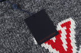 Louis Vuitton Intarsia Logo Wool Sweater
