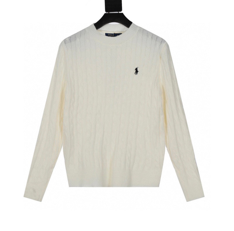 Polo Ralph Lauren Cable-Knit Cotton Crewneck Sweater