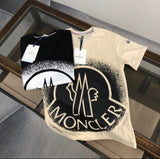 Moncler Graffiti Logo Cotton T-Shirt