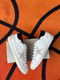 Men's Super-Star with black heel tab and metal stud lettering
